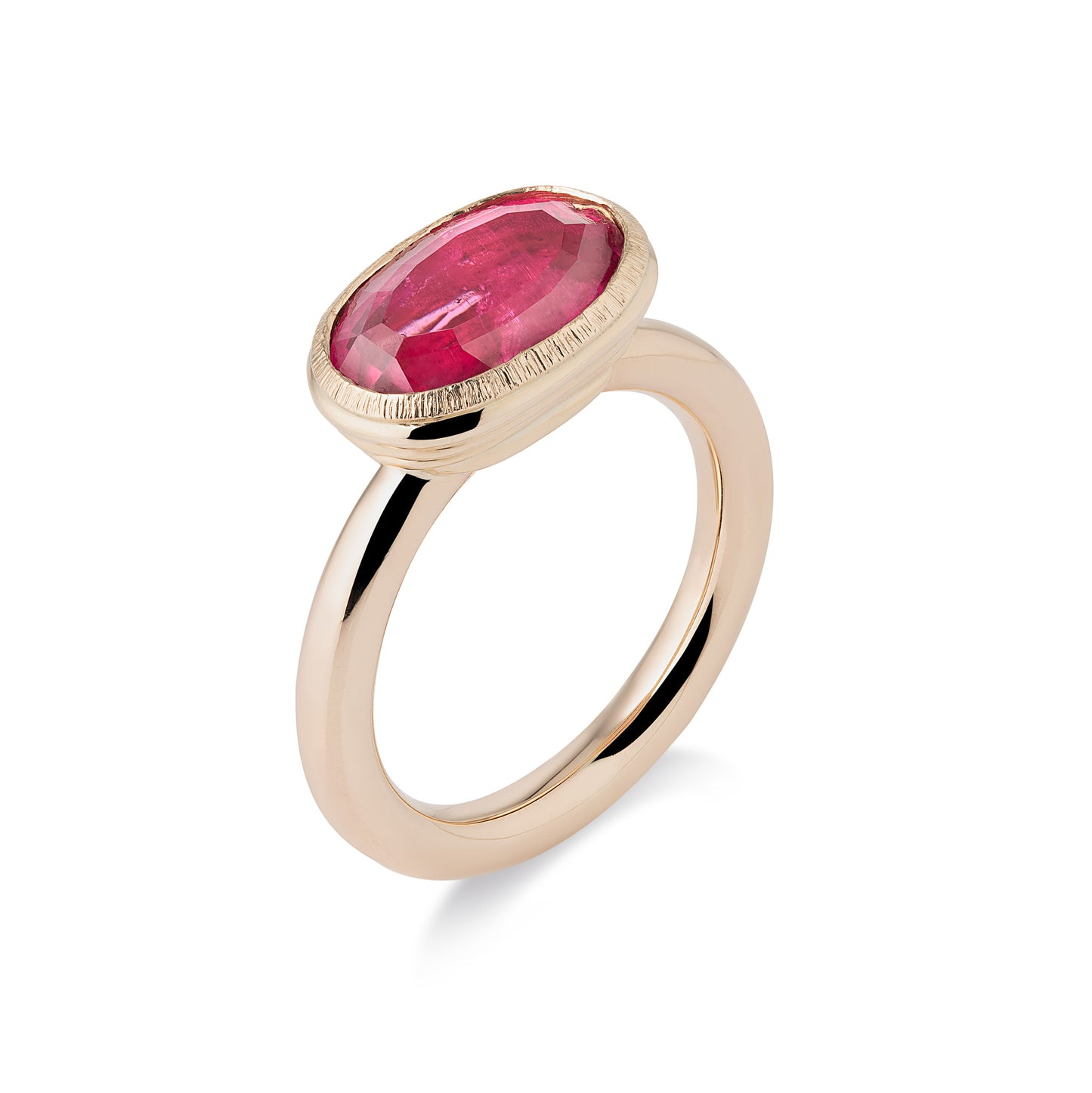 Pink Rubellite Tourmaline ring